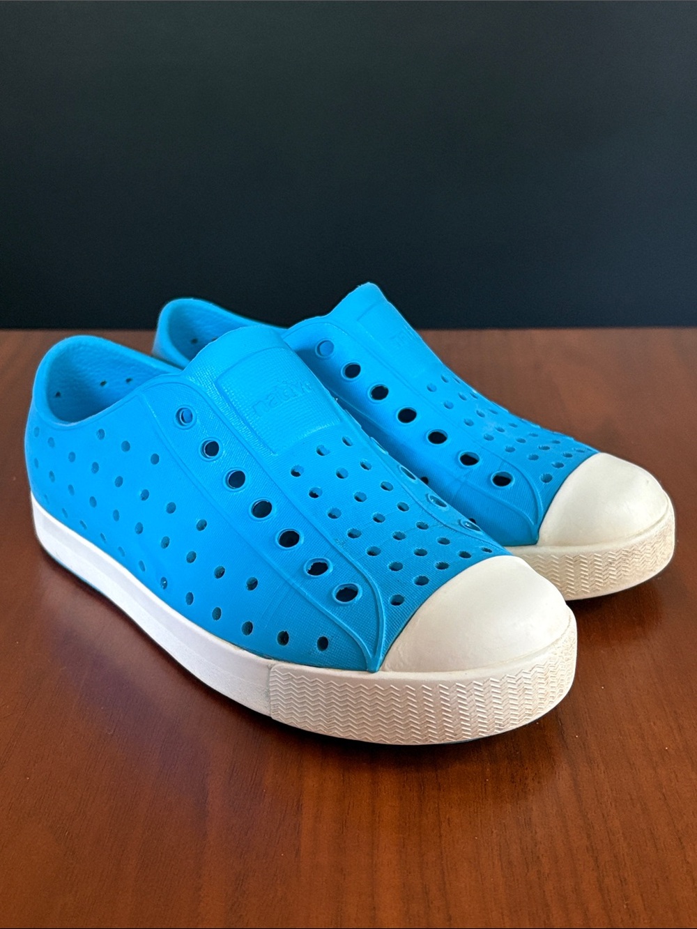 Native Jefferson Slip on Shoes, blue, size 12